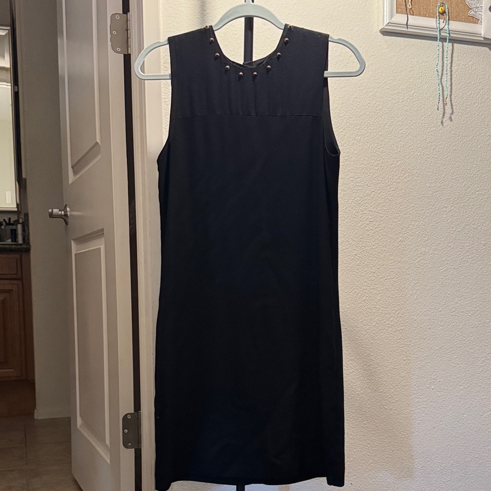 Zara Black Studded Mini Dress